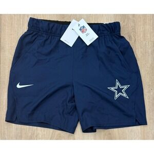 NWT Mens Nike Dri-Fit Dallas Cowboys Shorts - Small - Navy Blue